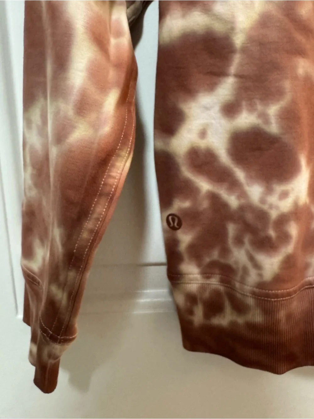 NWOT Lululemon All Yours Hoodie Tie Dye Marmoleado Tie Dye Ancient Copper Size 4